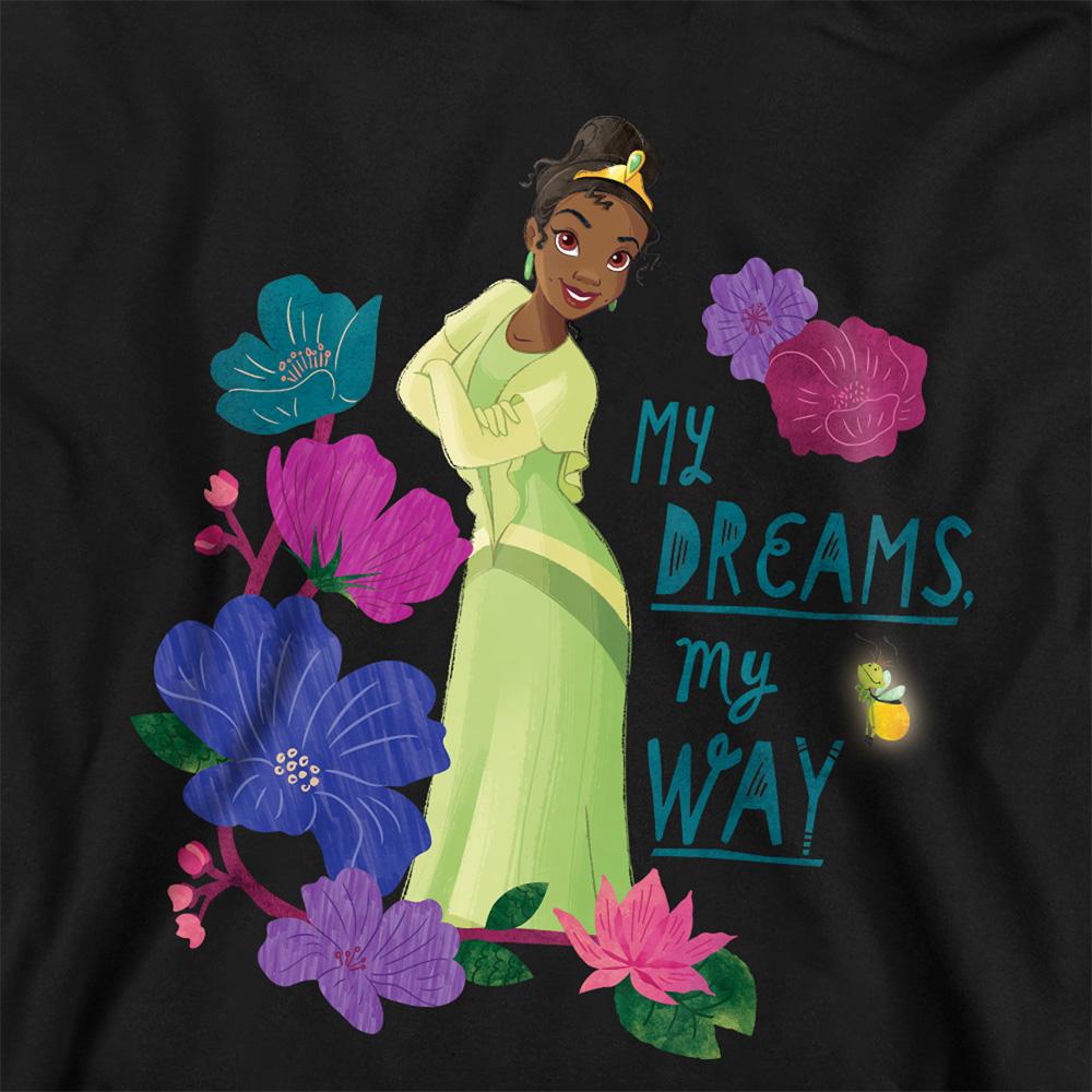 Black - Side - The Princess and the Frog Childrens-Kids My Dreams, My Way Tiana Hoodie