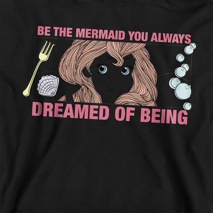 Black - Side - The Little Mermaid Childrens-Kids Dreaming Of Being Hoodie