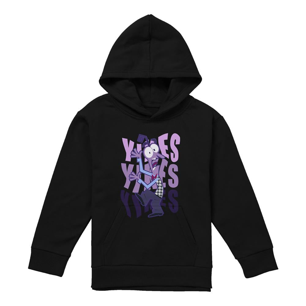 Athletic Heather - Front - Inside Out 2 Childrens-Kids Fear Heather Hoodie