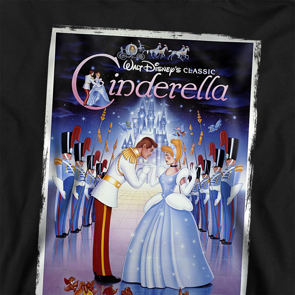 Black - Side - Cinderella Childrens-Kids Poster Hoodie