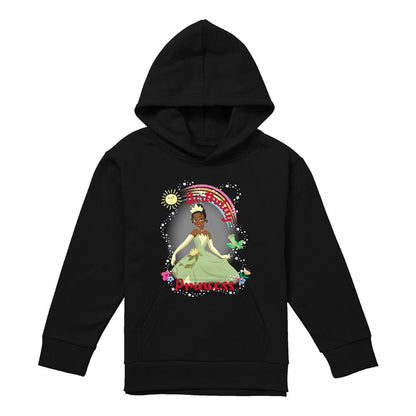 Black - Front - The Princess and the Frog Childrens-Kids Birthday Princess Tiana Hoodie