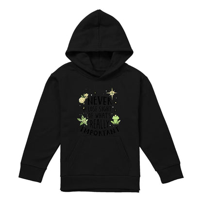 Athletic Heather - Front - The Princess and the Frog Childrens-Kids Never Lose Sight Heather Hoodie