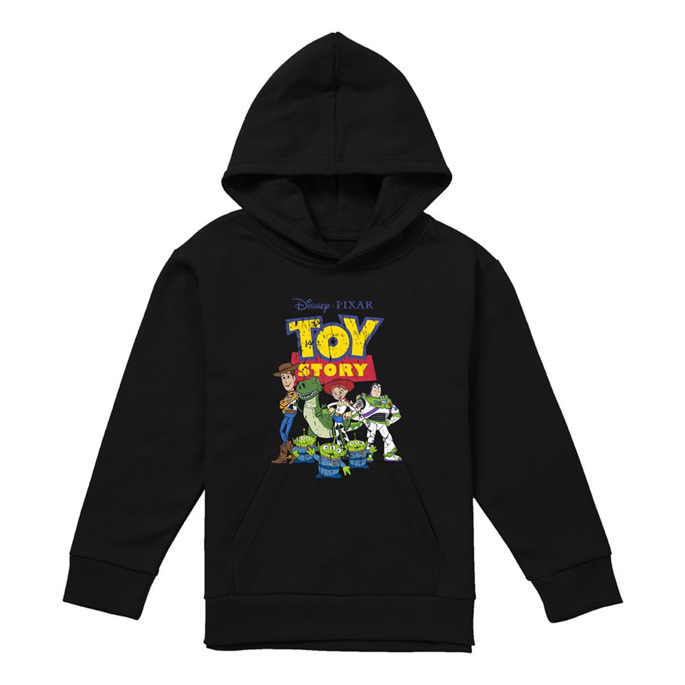 Athletic Heather - Front - Toy Story Childrens-Kids Group Heather Hoodie