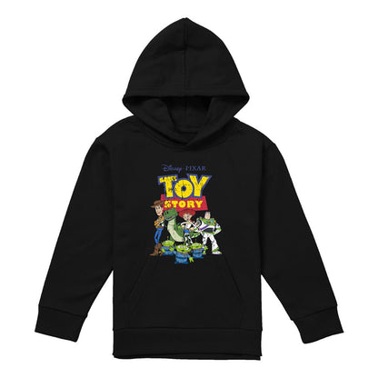 Athletic Heather - Front - Toy Story Childrens-Kids Group Heather Hoodie