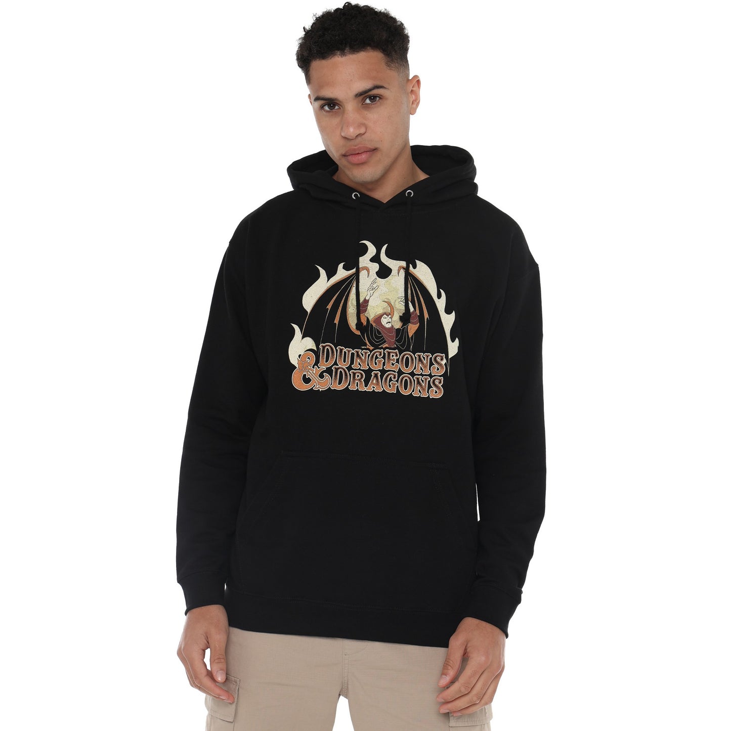 Black - Side - Dungeons & Dragons Mens Venger Pullover Hoodie