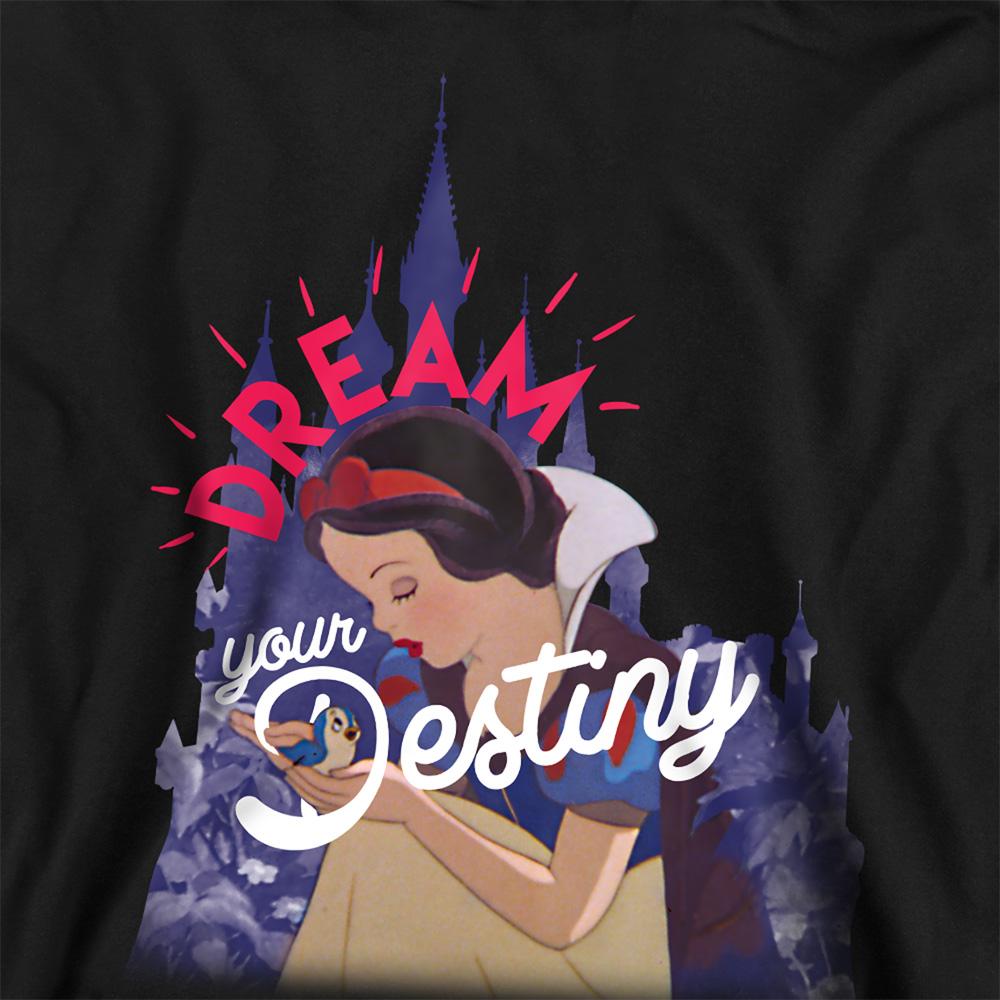 Black - Side - Snow White Childrens-Kids Dream Your Destiny Hoodie