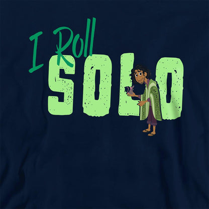 Navy - Side - Encanto Childrens-Kids I Roll Solo Bruno Hoodie