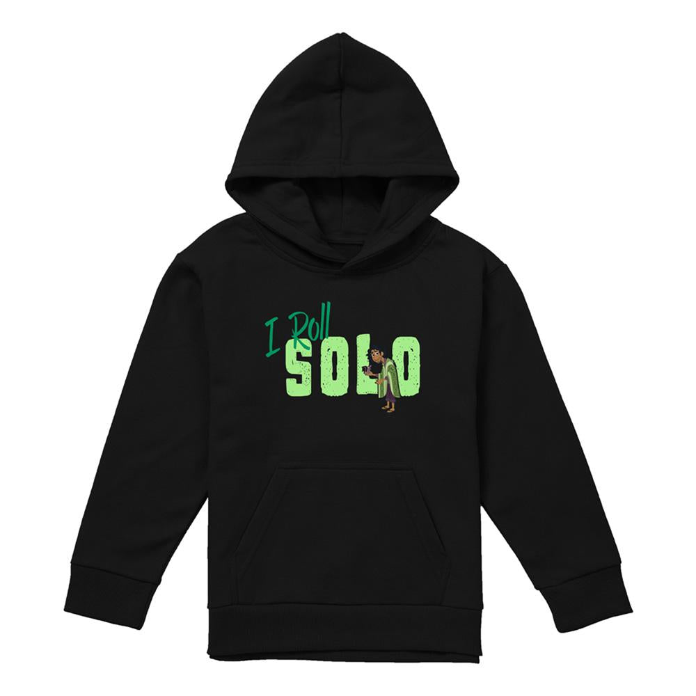 Black - Front - Encanto Childrens-Kids I Roll Solo Bruno Hoodie