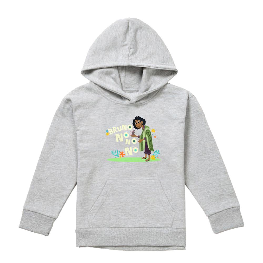 Athletic Heather - Front - Encanto Childrens-Kids No, No, No Bruno Heather Hoodie