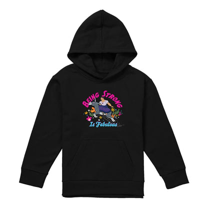 Black - Front - Encanto Childrens-Kids Being Strong Is Fabulous Luisa Hoodie