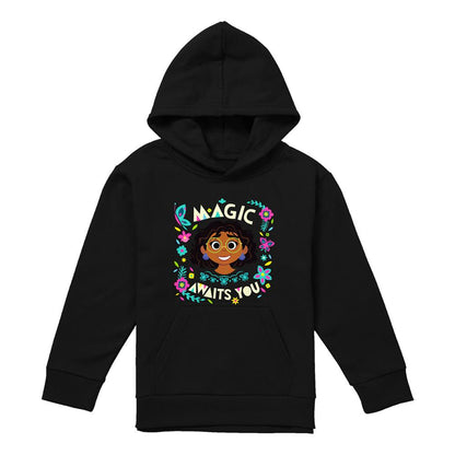 Black - Front - Disney Childrens-Kids Magic Awaits You Mirabel Hoodie
