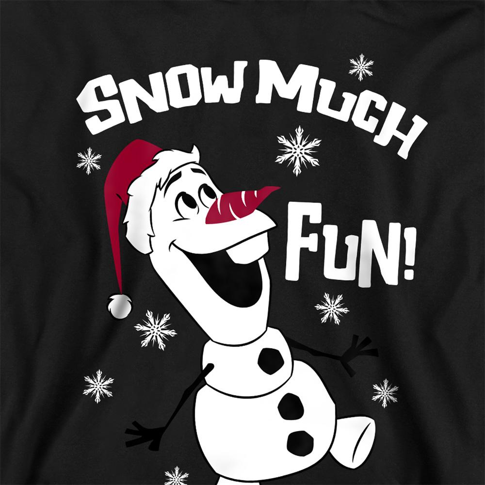 Navy - Back - Frozen Childrens-Kids Snow Much Fun Olaf Pullover Hoodie