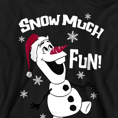 Navy - Back - Frozen Childrens-Kids Snow Much Fun Olaf Pullover Hoodie