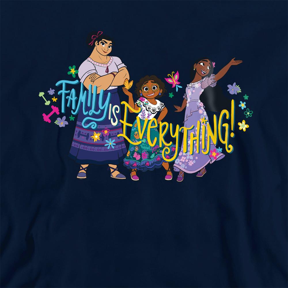 Navy - Back - Encanto Childrens-Kids Family Is Everything Mirabel Isabela Luisa Hoodie