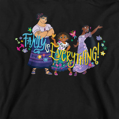 Black - Back - Encanto Childrens-Kids Family Is Everything Mirabel Isabela Luisa Hoodie