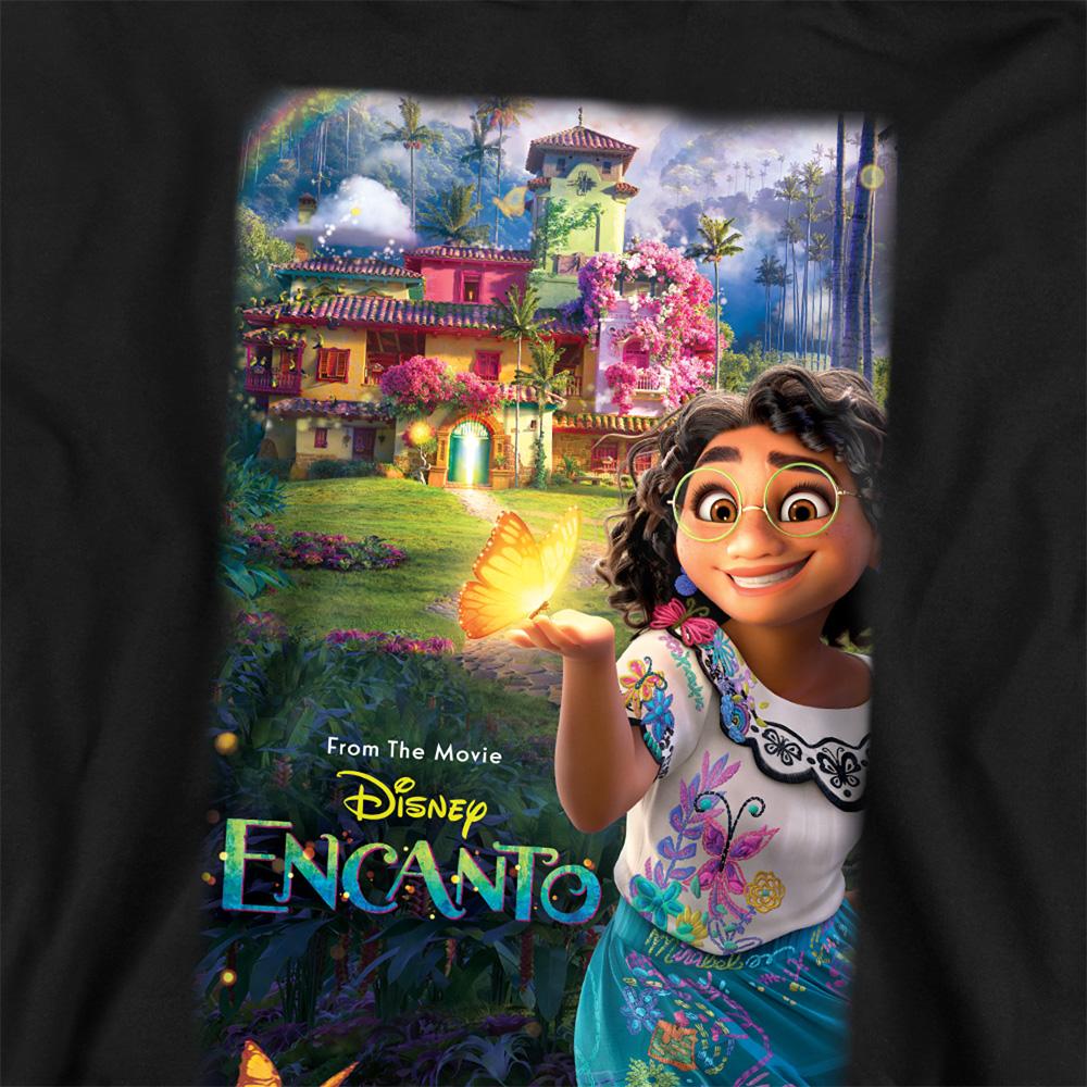 Black - Back - Encanto Childrens-Kids Movie Poster Hoodie