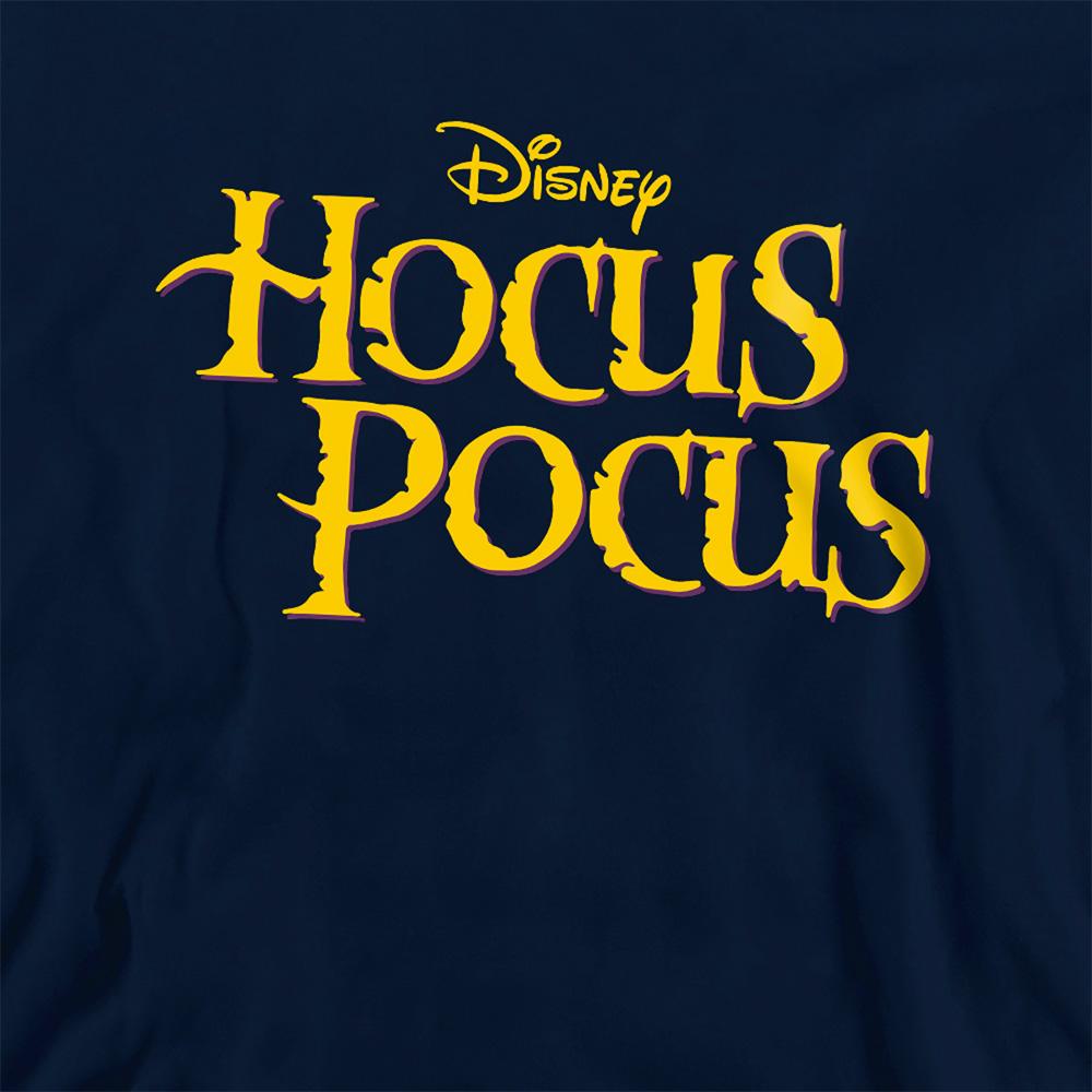 Navy - Back - Hocus Pocus Childrens-Kids Logo Hoodie