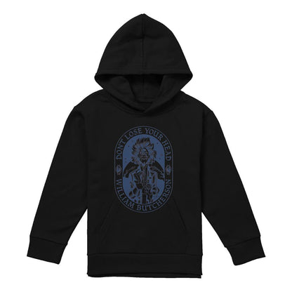 Black - Front - Hocus Pocus Childrens-Kids Don´t Lose Your Head William Butcherson Hoodie