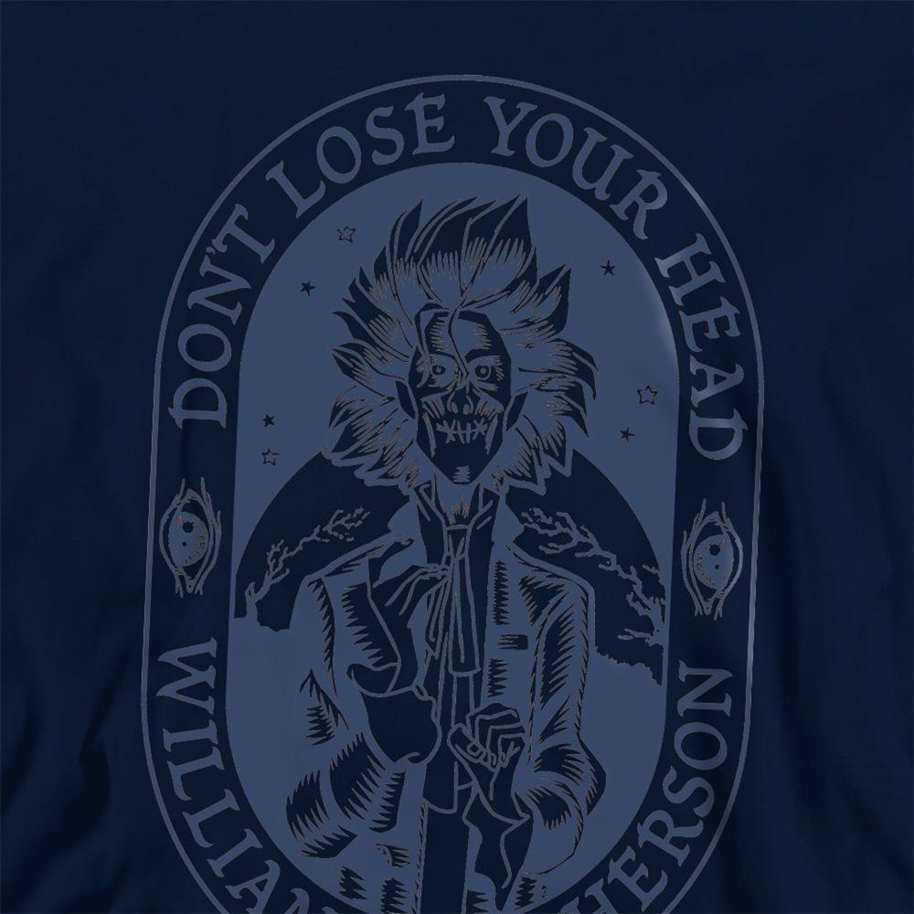 Navy - Back - Hocus Pocus Childrens-Kids Don´t Lose Your Head William Butcherson Hoodie