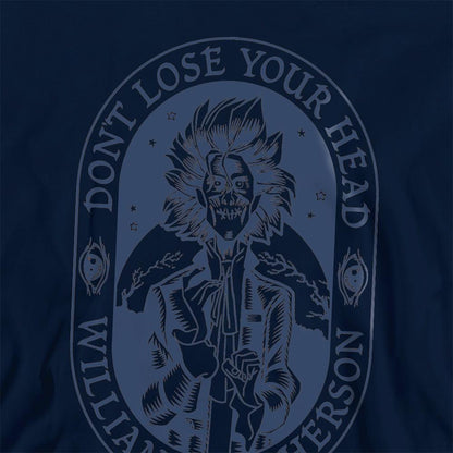 Navy - Back - Hocus Pocus Childrens-Kids Don´t Lose Your Head William Butcherson Hoodie