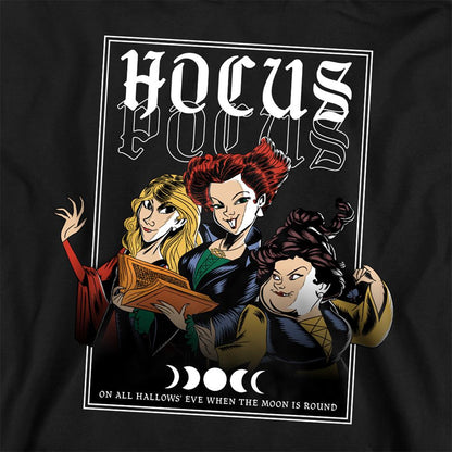 Black - Back - Hocus Pocus Childrens-Kids On All Hallow´s Eve Sanderson Sisters Hoodie