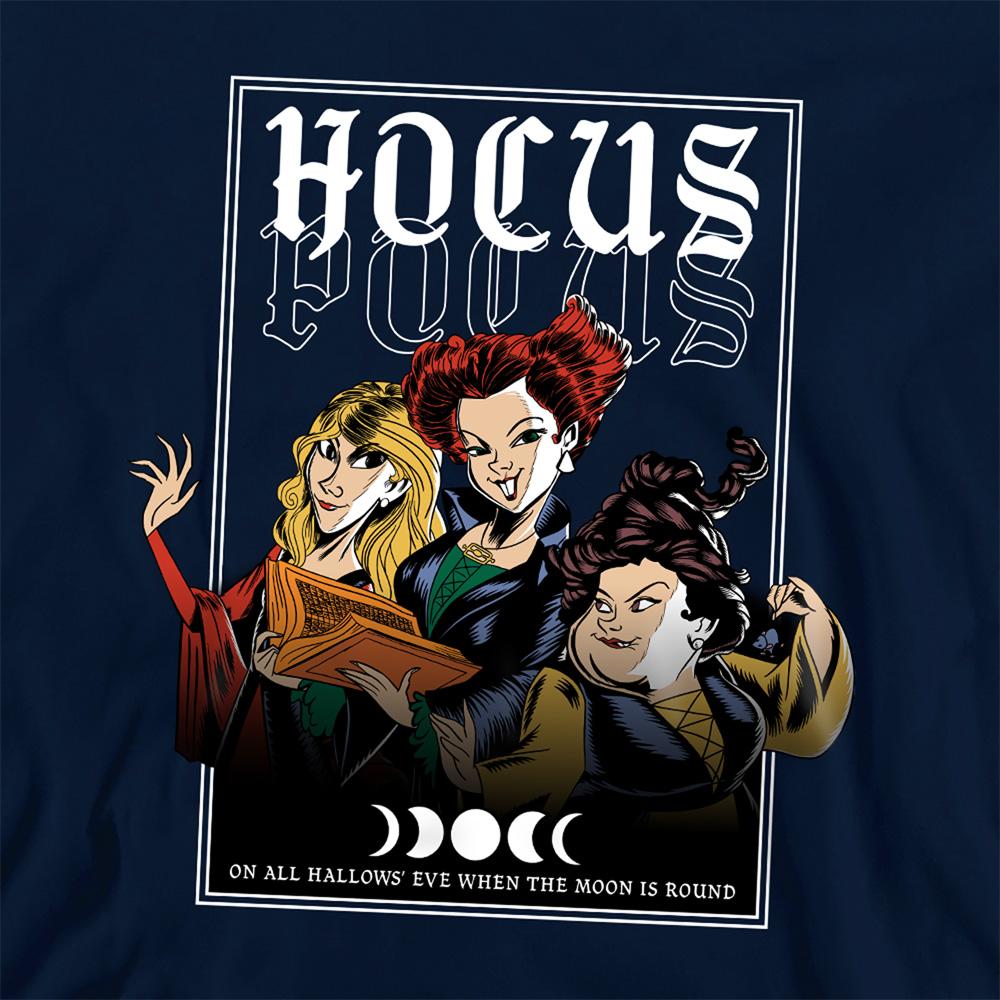 Navy - Back - Hocus Pocus Childrens-Kids On All Hallow´s Eve Sanderson Sisters Hoodie
