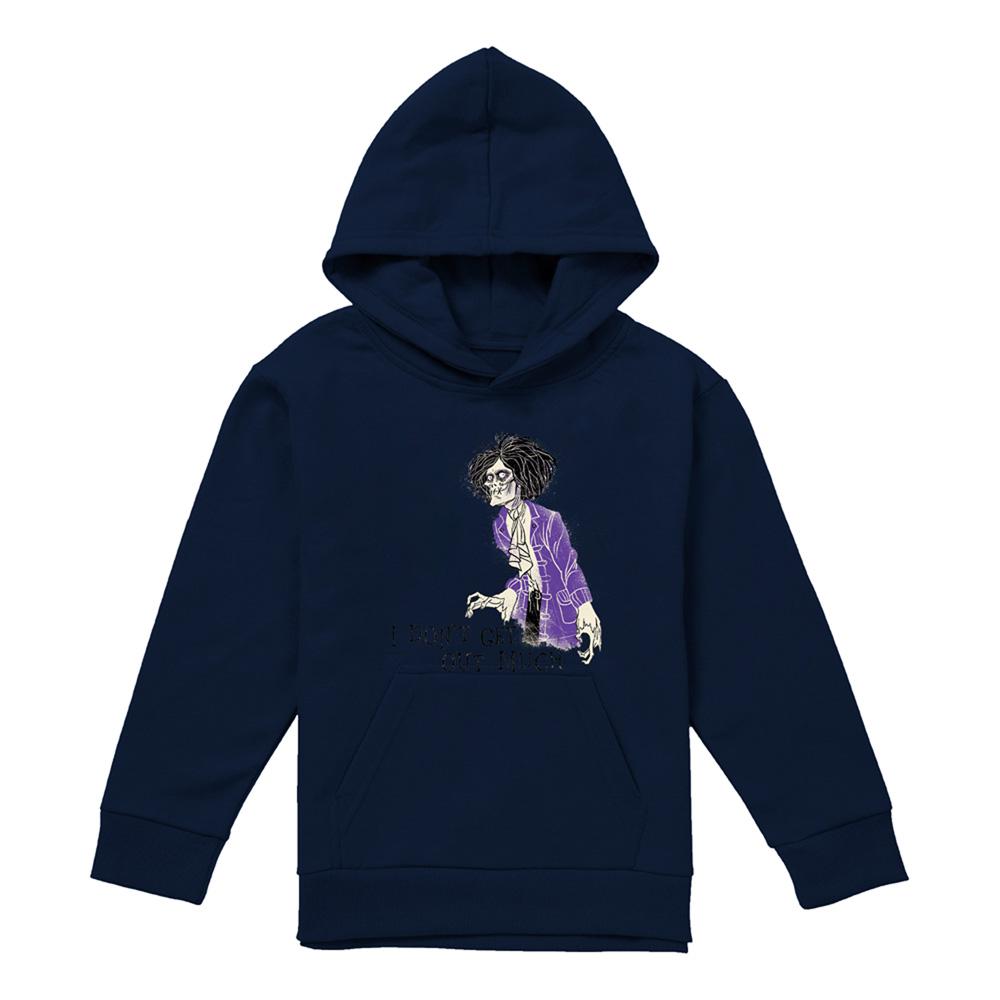 Navy - Front - Hocus Pocus Childrens-Kids I Don´t Get Out Much Billy Butcherson Hoodie
