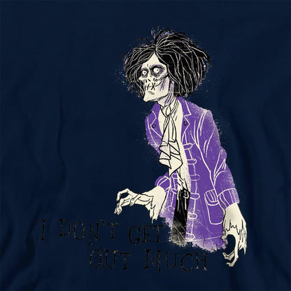 Navy - Back - Hocus Pocus Childrens-Kids I Don´t Get Out Much Billy Butcherson Hoodie