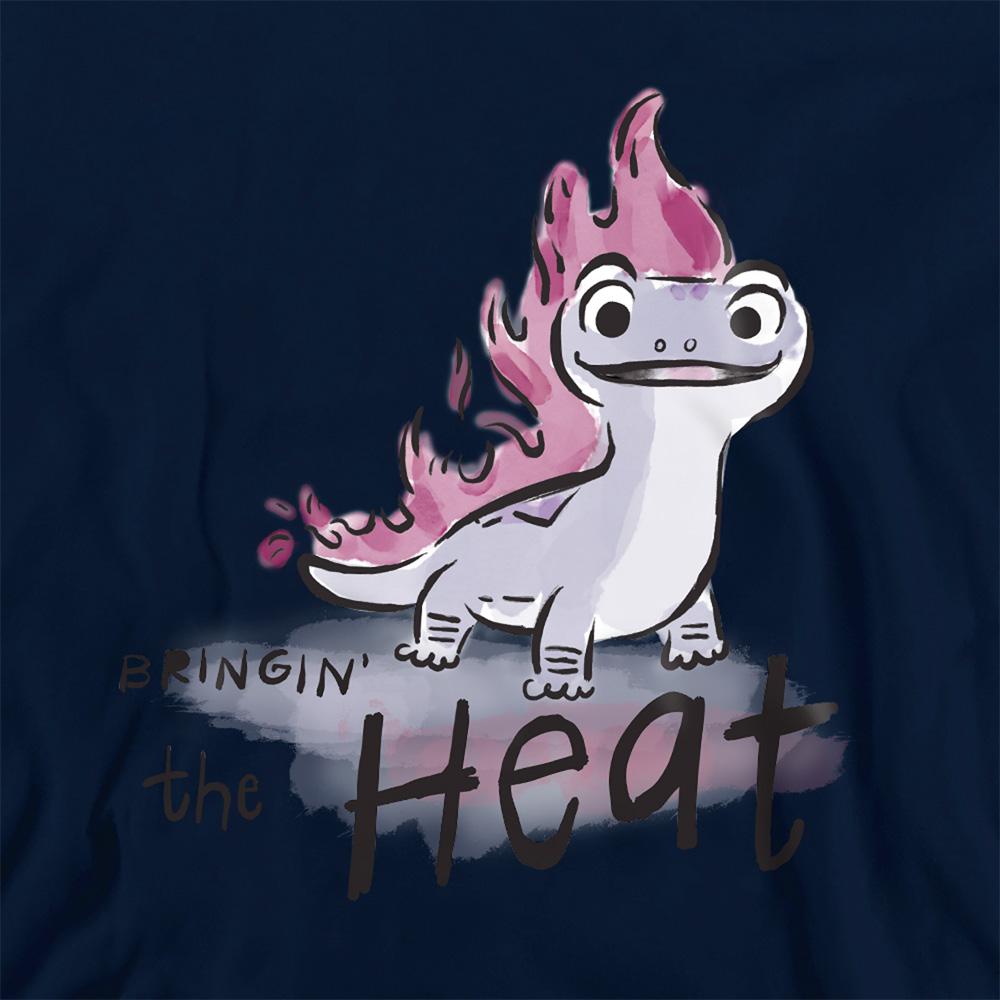 Navy - Back - Frozen Childrens-Kids Bringin´ The Heat Bruni The Fire Spirit Hoodie
