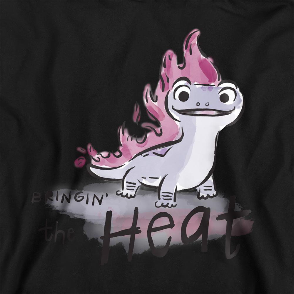 Black - Back - Frozen Childrens-Kids Bringin´ The Heat Bruni The Fire Spirit Hoodie