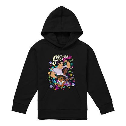 Black - Front - Encanto Childrens-Kids Sister Goals Mirabel Isabela Luisa Hoodie