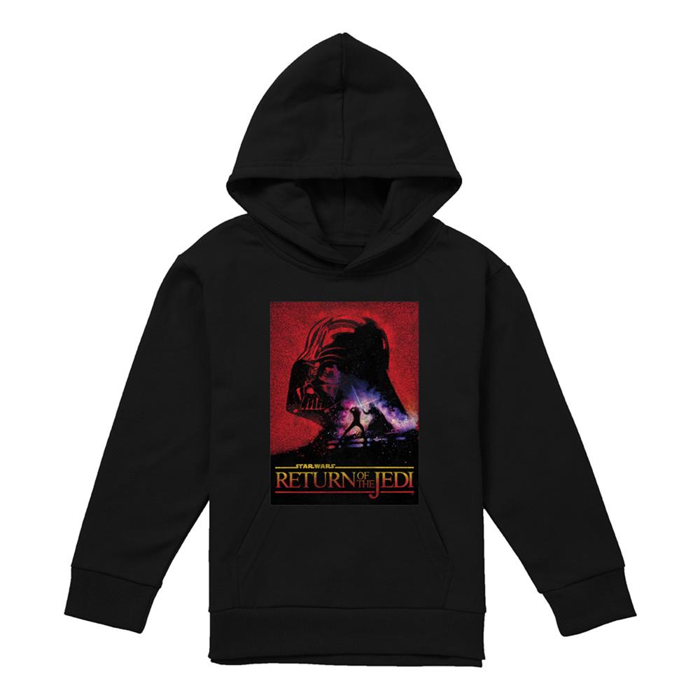 Athletic Heather - Lifestyle - Star Wars Childrens-Kids Return Of The Jedi Block Heather Hoodie