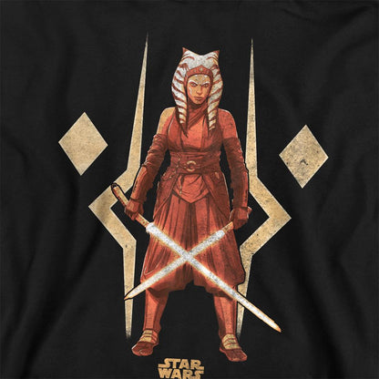 Navy - Back - Star Wars Childrens-Kids The Warrior Ahsoka Hoodie