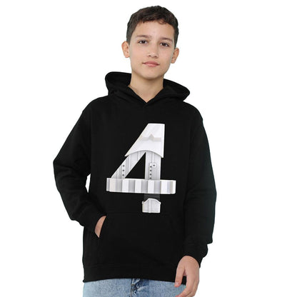 Black - Front - Star Wars Childrens-Kids 4 Stormtrooper Hoodie