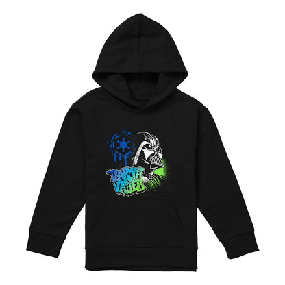 Athletic Heather - Lifestyle - Star Wars Childrens-Kids Empire Darth Vader Graffiti Heather Hoodie