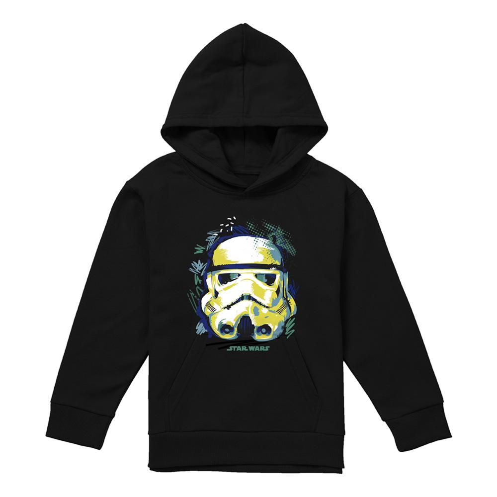Navy - Lifestyle - Star Wars Childrens-Kids Trooper Sketch Hoodie