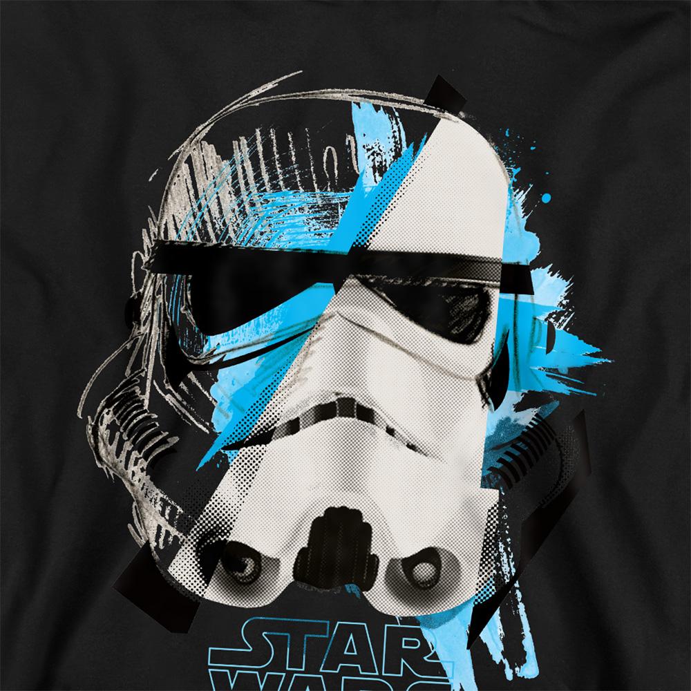 Athletic Heather - Back - Star Wars Childrens-Kids Trooper Cuts Heather Hoodie