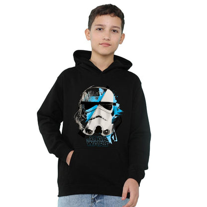 Athletic Heather - Front - Star Wars Childrens-Kids Trooper Cuts Heather Hoodie