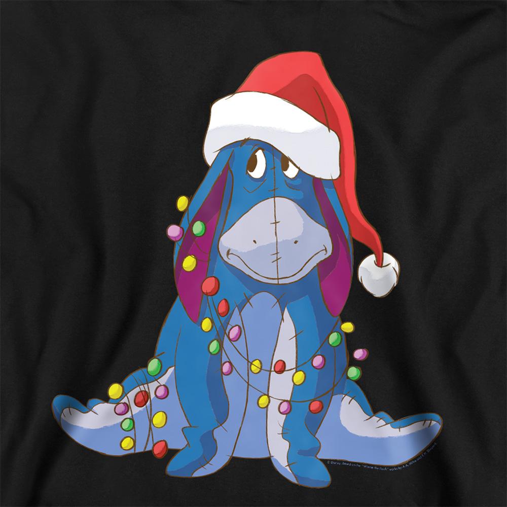 Navy - Back - Winnie the Pooh Childrens-Kids Light Entangled Eeyore Hoodie