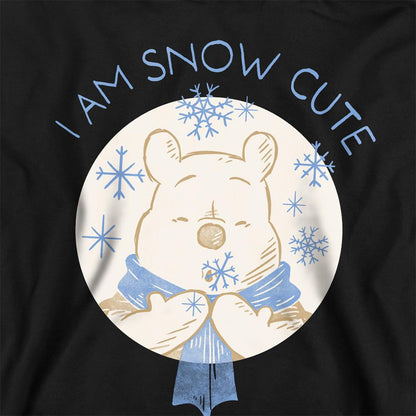 Navy - Back - Winnie the Pooh Childrens-Kids I Am Snow Cute Hoodie