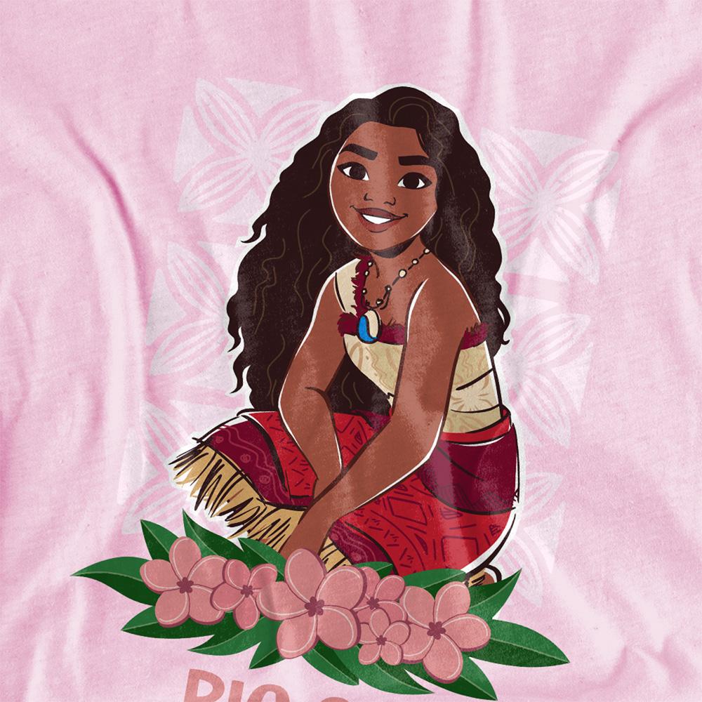 Light Pink - Back - Moana Childrens-Kids Hoodie