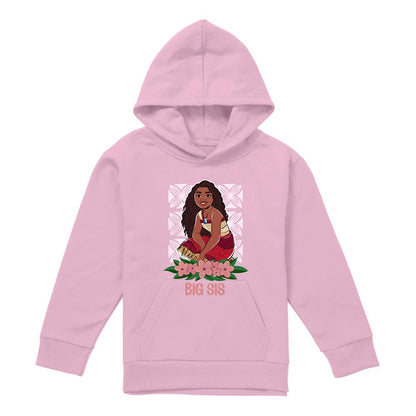 Light Pink - Front - Moana Childrens-Kids Hoodie