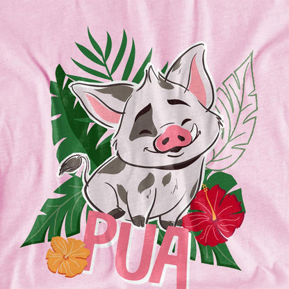 Light Pink - Back - Moana Childrens-Kids Hoodie