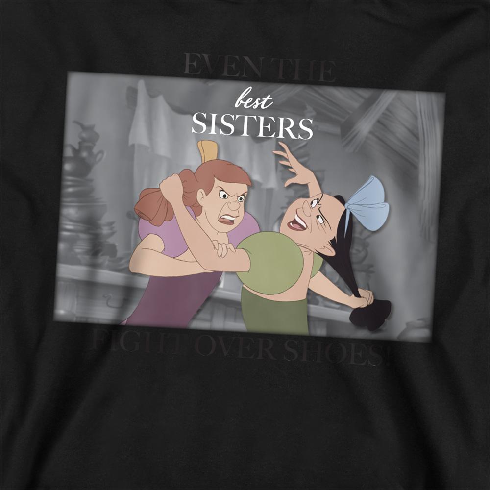 Black - Back - Cinderella Childrens-Kids Even The Best Sisters Anastasia Drizella Hoodie