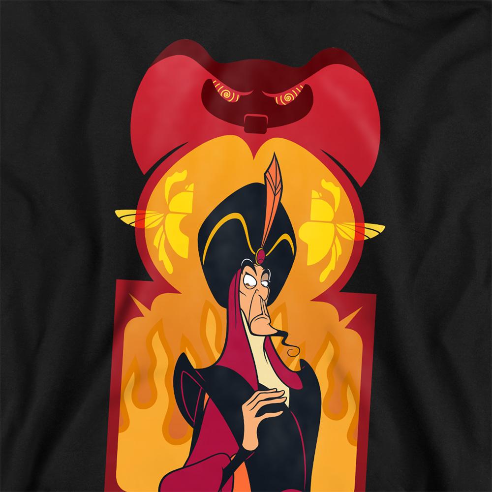 Navy - Back - Aladdin Childrens-Kids The Evil Sorcerer Jafar Hoodie
