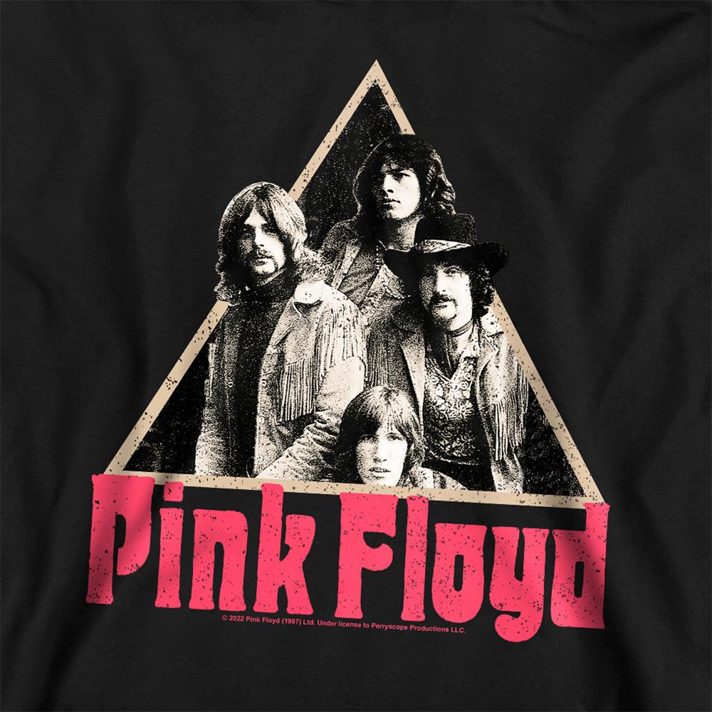 Athletic Heather - Back - Pink Floyd Childrens-Kids Band Pyramid Heather Hoodie