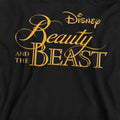 Athletic Heather - Back - Beauty And The Beast Childrens-Kids Logo Heather Hoodie