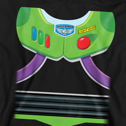 Athletic Heather - Back - Toy Story Childrens-Kids Buzz Lightyear Costume Heather Hoodie
