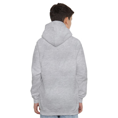 Athletic Heather - Pack Shot - One Piece Childrens-Kids Jolly Roger Graffiti Hoodie