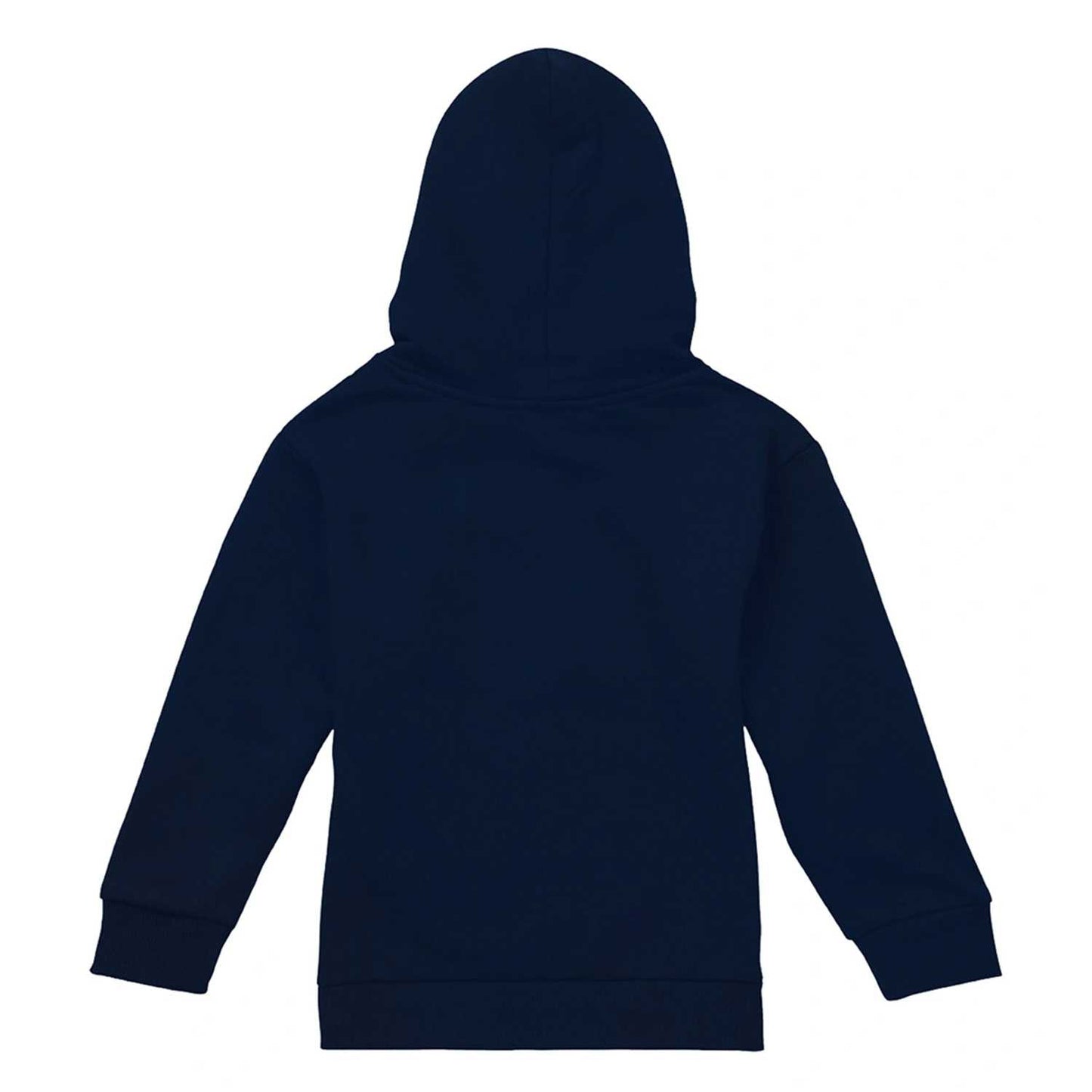 Navy - Back - Frozen Childrens-Kids Chillin Like Olaf 9th Birthday Pullover Hoodie